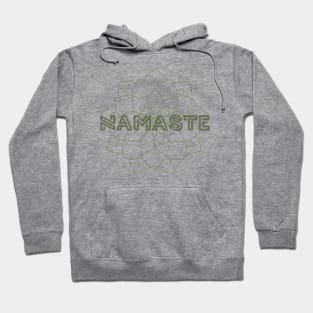 NAMASTE and LOTUS FLOWER Hoodie